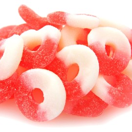 FirstChoiceCandy Gummy Rings (Watermelon, 2 Pound (Pack of 1))
