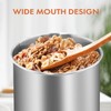 ENLOY Stainless Steel Food Storage Container Set of 3, 88/61/29