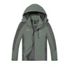 TEZO TEZO Mens Rain Jacket Waterproof with Hooded Hiking Coat