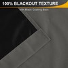 NICETOWN Portable 100% Blackout Curtains 78 inch Length, Lightweight Sleep