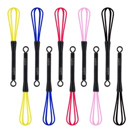 ZJIVQO 10pcs Whisk Set Manual Whisk Plastic Salon Hand Whisks for Baking Hairdressing Whisk Hair Color Dye Cream Whisk Beating Frothing Stirring