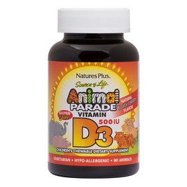 Nature's Plus Animal Parade Vitamin D3 500iu, 90caps