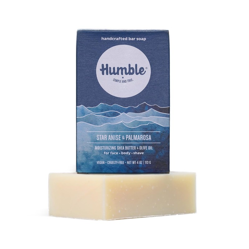 Humble Brands Handcrafted Bar Soap, Organic Cold Processed Soap Bars,