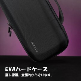 Skull & Co. ROG, SteamDeck, Aya, OneXPlayer, and More Portable Gaming PC Storage Case, Waterproof, Shockproof, Back Bore, Scratch Resistant, Polishing Cloth Included [Black]