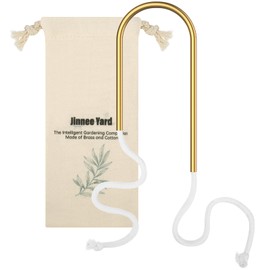 Jinnee Yard，The Intelligent Plant Self-Watering Devices Made of Brass and Cotton，Indoor Plant Watering Devices，Vacation Plant Waterer (Mirror Finish)