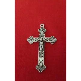 6 pc Crucifix & Centerpieces Crosses New Centers 2" Making Rosary ITALY