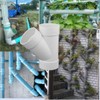 3" PVC 45 Degree Wye DWV Sanitary Y-TEE Street for