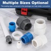 uxcell PVC Male Adapter Pipe Fitting, 5Pcs 3/4" 2-Way PVC