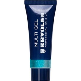 Kryolan Multi Glitter Gel Coarse 10 ml Blue