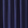 Brooklyn Loom Solid Cotton Percale Navy 50x96 Window Curtain Pair,