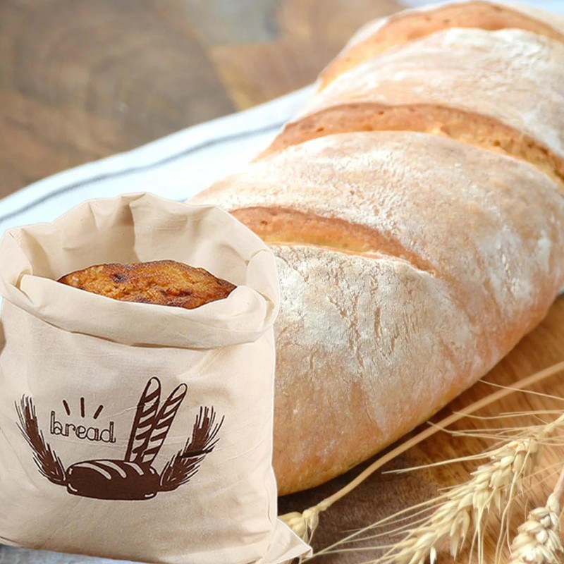 2 Pcs Bread Bags for Homemade Bread, Bread Bag, Bread