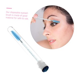 Minkissy 30pcs Quality Material Eyelash Brush Lash Brow Comb Mascara Wand Brush Glitter Eyelash Extensions Comb