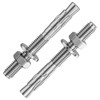 Wensilon 10Pcs 3/8x3 Inch Standard Fasteners for Heavy-Duty 304 Stainless