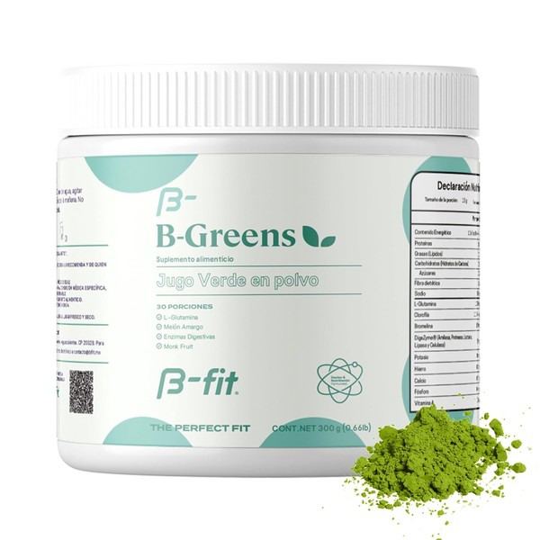 B- FIT B - Jugo Verde en Polvo B-Greens -
