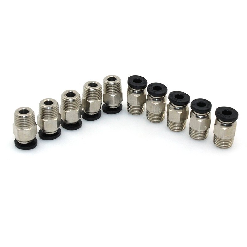 Witbot PC4-M10 Male Straight Pneumatic PEFE Tube Push In Quick