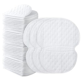 100 PCS Armpit Sweat Pads, Armpit Sweat Pad Women and Men, Disposable Invisble Underarm Sweats Pad, Comfortable Unflavored, Keep Underarm Dry and Clothes Clean, for Hyperhidrosis