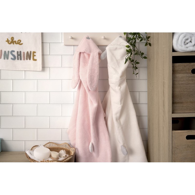 Mamas & Papas Soft Hooded Baby Towel, Bunny