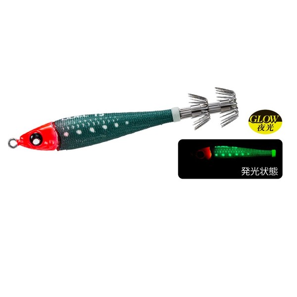 Duel A1734-RLRM Lead Squid Jig EZ-Bait Metal, No. 25, Real