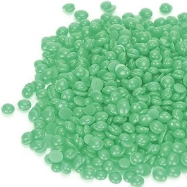 Glamified Professional Hard Wax Beads 300g, Stripless Depilatory Waxing Pellets Solid Film Beans No Strip Needed, Painless Gentle Hair Removal of Full Body, Face & Bikini Line (Apple)