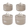Adult Lunch Box, Portable Insulated Lunch Containers Set, Stackable Stainless
