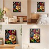 MEIYUDA Painting by Numbers Adults with Frame Blooming Flowers, DIY