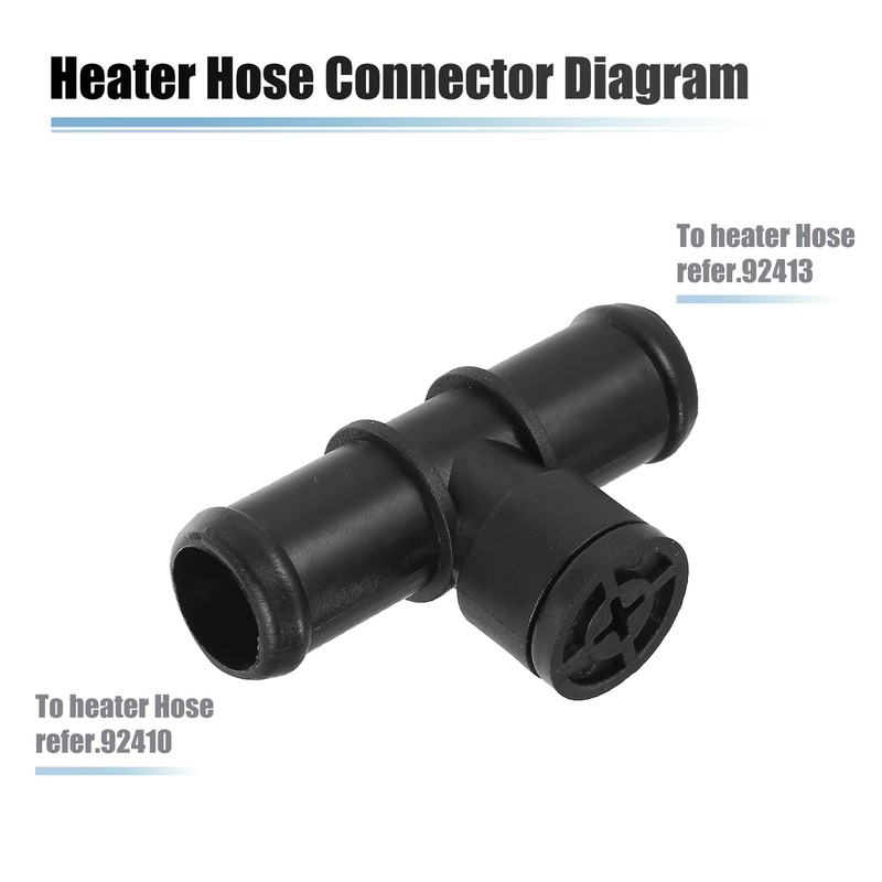 X AUTOHAUX 1 x car heater hose connector, T-piece 92500-AR000