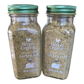Simply Organic Turkey Rub, Certified Organic | 2.43 oz