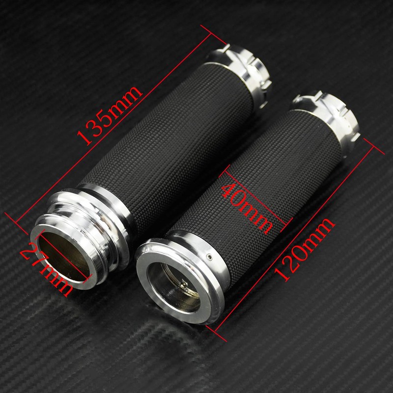 HDBUBALUS 1" Electronic Throttle Grips 25mm Handlebar Grips for Harley