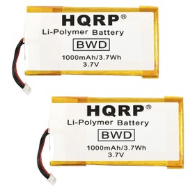 HQRP 2-Pack Battery Compatible with Crestron MTX-3 TPMC-3X TPMC-3X-LP Isys 2.8" Handheld Wireless Touch Screen Remote w/infiNET EX TPMC-3X-BTP Prodigy PTX3 PTX-3 LPPCZRST1S1P 6502796