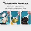3 Pcs Stainless Steel Short Handle Spoons,Round Spoon,Mini Short Handle