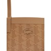 Lacoste NF4344ZE Jelly Coated Canvas Medium Tote Bag, beige