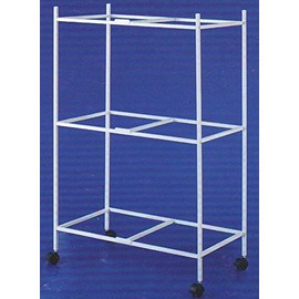 Mcage 3-Shelves Rolling Stand for 30" x 18 x 18 H Bird Flight Cages
