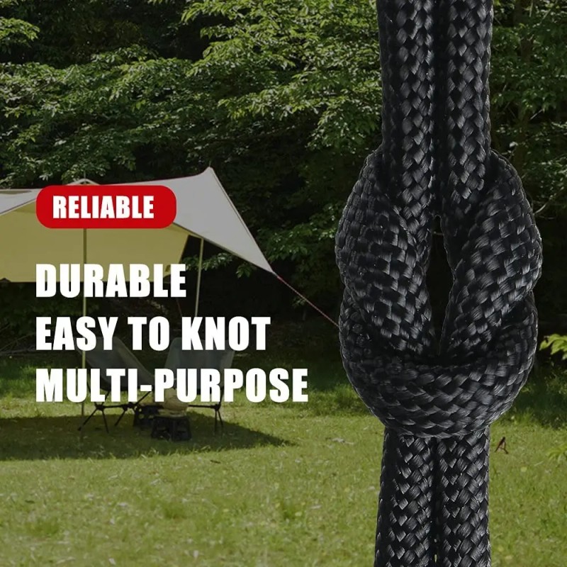 Cuerda Paracord De 9 Hebras De 4mm, 50m