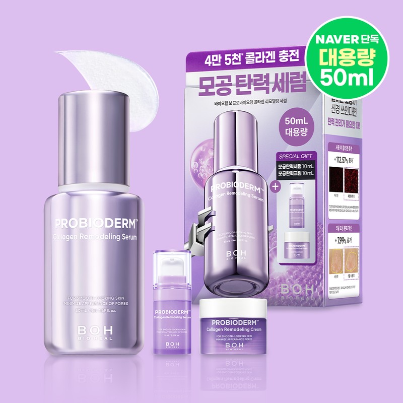 Biohealbo Probioderm Collagen Remodeling Pore Elasticity Serum 50ml, 1 piece