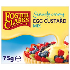 Foster Clark's Egg Custard Mix Flavoured Pudding Instant Custard Mix Dessert 75g