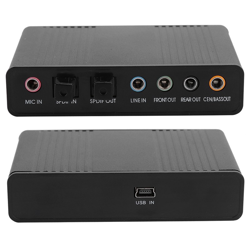DM HD10 USB 5.1 Computer External Sound Card Audio Adapter
