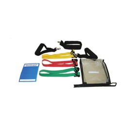 CanDo 10-3232 Adjustable Exercise 3 Band Kit, Red/Green/Blue