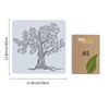 GORGECRAFT Large Tree of Life Stencil Template 12x12 Inch Reusable