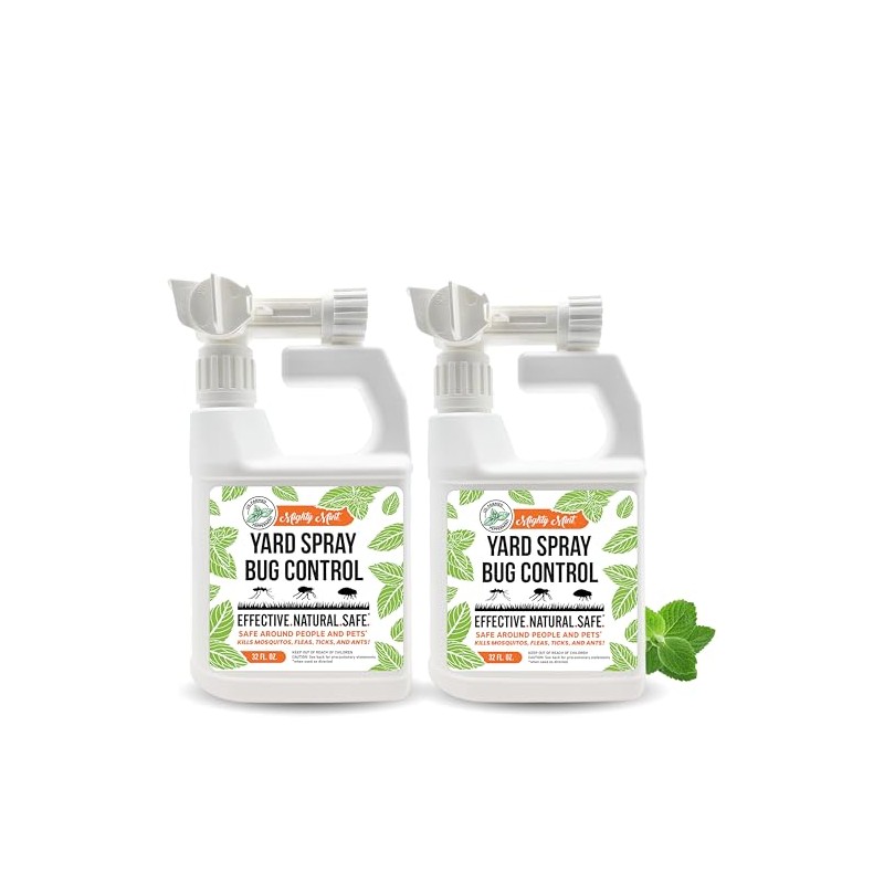 Mighty Mint Peppermint Oil Lawn & Yard Bug Control Spray