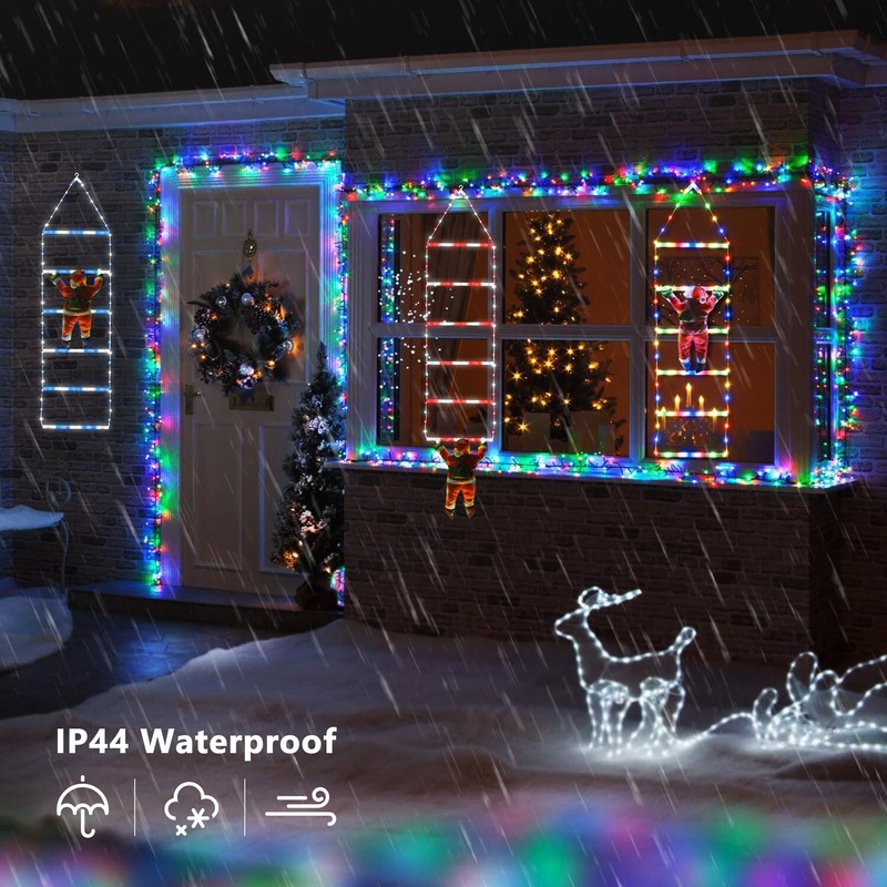 Toodour LED Christmas Light - 2.5FT Christmas Decorative Ladder Lights