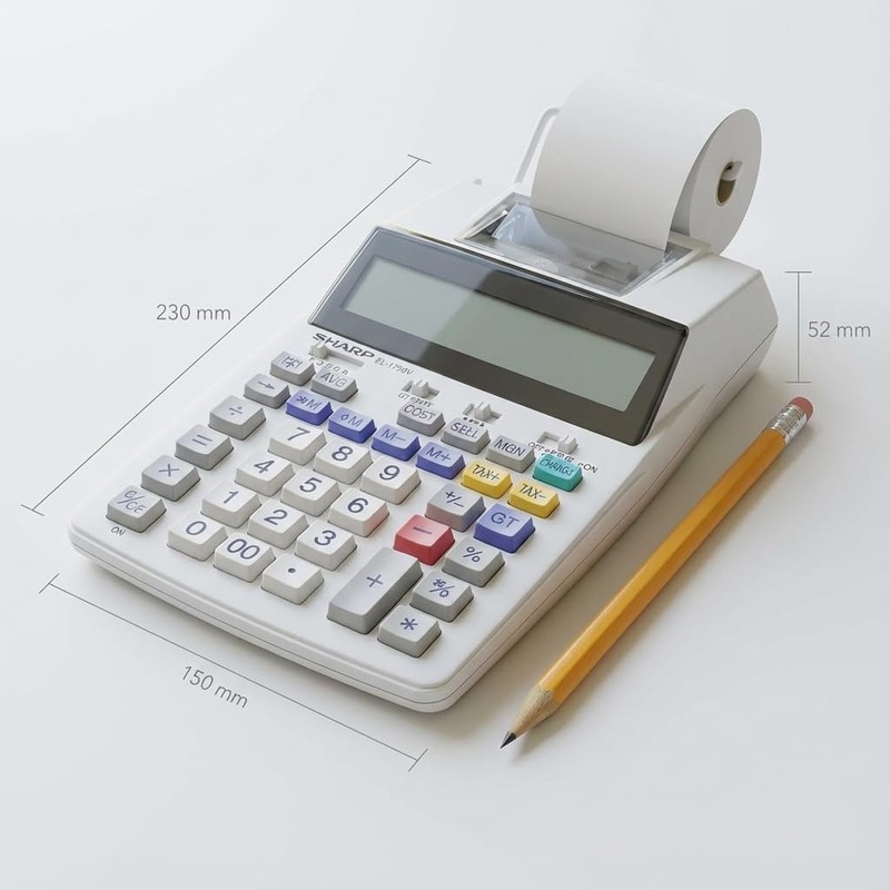 Sharp SH-EL1750V Printing Calculator