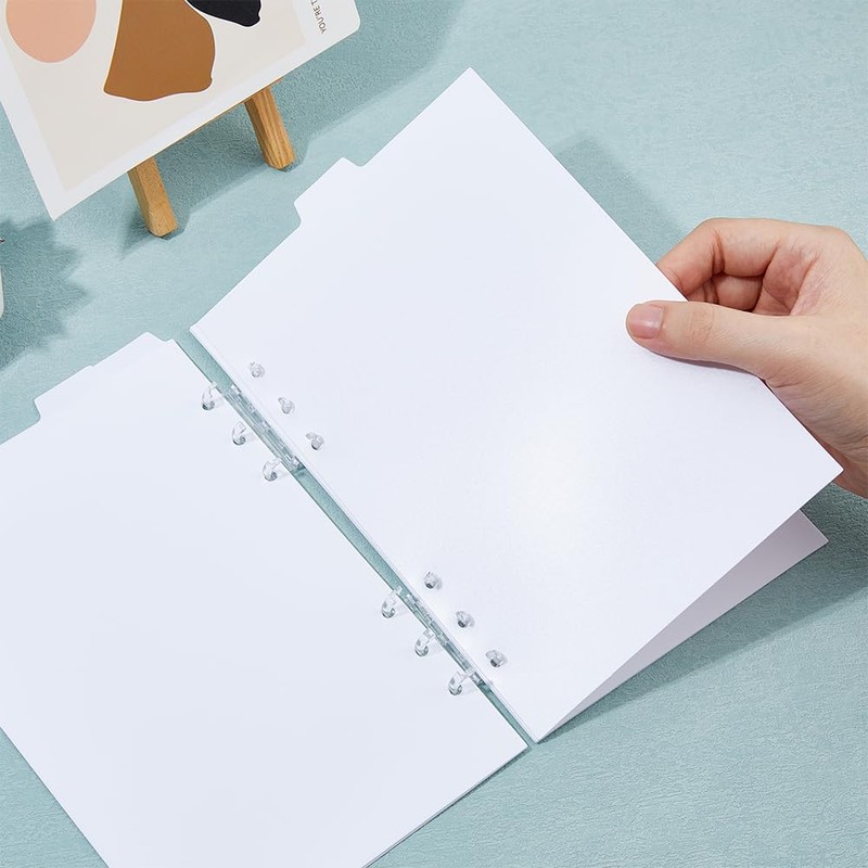 SUPERFINDINGS 2 Set of 10 Sheets A5 Index Dividers White