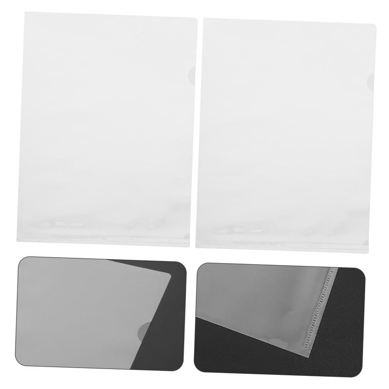 Operitacx 20pcs Paper Sleeves Sheet Protectors Bulk Binder Pockets Paper