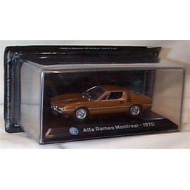 ixo Supercars collection Alfa Romeo Montreal 1970 Bronze car 1:43 scale diecast model