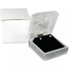 FindingKing 2 Earring Gift Boxes Crystal Clear Velvet Display