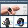 YUPENG Smartwatch with ECG + HRV/uric acid/B, 1.43 inch health