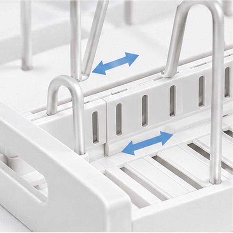 Expandable Pot and Pan Organizer Rack for Kitchen Cabinets –
