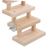 Mipcase Hamster Wooden Ladder Climbing Toy for Guinea Pig Habitats