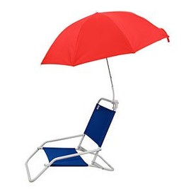 Island Shade Clamp-On Umbrella in Multi-Color Stripes