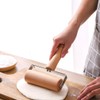 1 Piece 12cm Wide Wood Pastry Pizza Roller Wooden Rolling